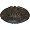 Ekena Millwork Southampton Ceiling Medallion (Fits Canopies up to 2 3/4"), 16 3/8"OD x 1 3/4"P, Bronze Blue Patina CM17SOBBS - alternate 2
